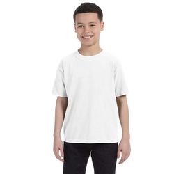 Comfort Colors C9018 Youth Ring Spun Top in White size XL | Ringspun Cotton CC9018, 9018