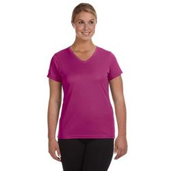 Augusta Sportswear 1790 Women's Wicking T-Shirt in Power Pink size XS | Polyester