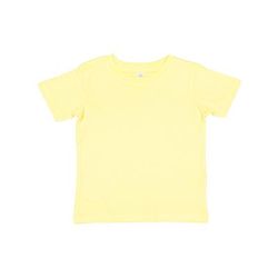 Rabbit Skins 3321 Toddler Fine Jersey T-Shirt in Butter size 4 | Cotton LA3321, RS3321