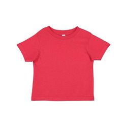 Rabbit Skins 3322 Infant Fine Jersey Top in Red size 12MOS | Cotton LA3322, RS3322