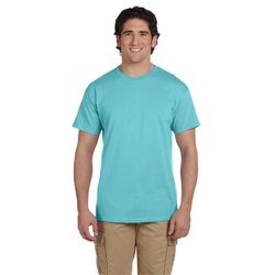 Fruit of the Loom 3931 Adult HD Cotton T-Shirt in Scuba Blue size XL 3930R, 3930