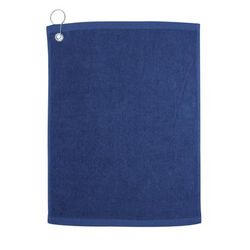 Carmel Towel Company C1518GH Large Rally with Grommet and Hook in Navy Blue | Cotton C1518