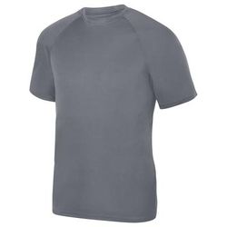 Augusta Sportswear 2790 Adult Attain Wicking Short-Sleeve T-Shirt in Graphite Grey size XL | Polyester