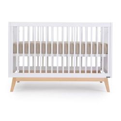 dadada Soho 3-in-1 Convertible Crib - White/Natural