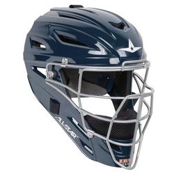 All Star Solid MVP2400 Ultra Cool Adult Baseball Catcher's Helmet Navy