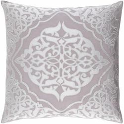 Colt 18" Square Traditional Medium Gray/Light Gray/Light Slate Throw Pillow - Boutique Rugs
