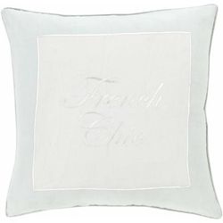 Ashcroft 22" Square Modern Ivory/Seafoam/Sage Throw Pillow - Boutique Rugs