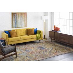 Meadowlands 18" Square Modern Cotton Dark Blue/Navy Lumbar Pillow - Boutique Rugs