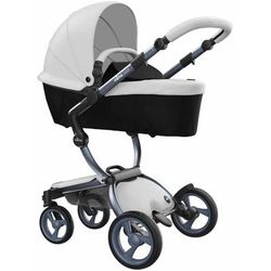 Mima Xari Complete Stroller, Graphite - Snow White / Black