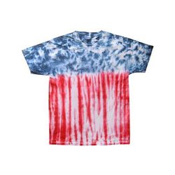 Tie-Dye CD100 Adult T-Shirt in Flag size Large | Cotton T1000, 1000