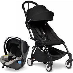 Babyzen YOYO2 6+ & Clek Liingo Travel System - Black / Black