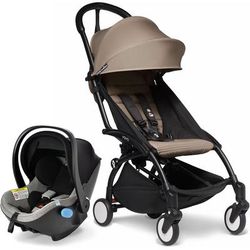 Babyzen YOYO2 6+ & Clek Liingo Travel System - Black / Taupe