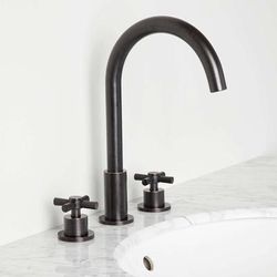 Randolph Morris Widespread Bathroom Sink Faucet - Metal Cross Handles RMX202-ORB