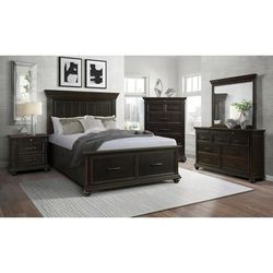 Picket House Furnishings Brooks 3-Drawer Nightstand with USB Ports in Black - Picket House Furnishings SR800NS