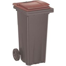 conteneur 120l gris/rouge tampa vermelha
