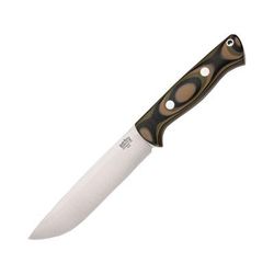 Bark River Bravo 1.5 Field Knife Mil Spec Fixed Blade Knife 5.75in A2 Tool Steel Standard Edge Satin Camo G10 Handle 07-114GMSC