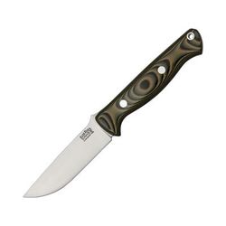Bark River Bravo Gunny Fixed Blade Knife3.625inA-2 Tool Steel BladeMil Spec Camo G-10 Handle BA011GMSC