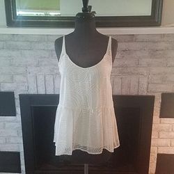 Anthropologie Tops | Anthropologie Hd In Paris Tank Top | Color: Cream | Size: Xs