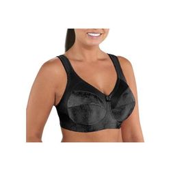 Plus Size Women's Full Figure Super Support Soft Cup Bra by Rago in Black (Size 50 DD)