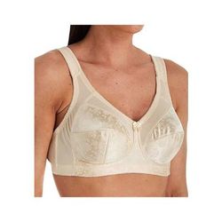 Plus Size Women's Full Figure Super Support Soft Cup Bra by Rago in Fawn (Size 50 G)