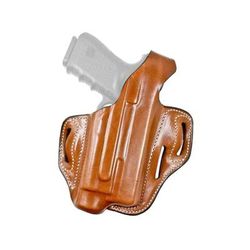 DeSantis Tac-Lite Leather Belt Holster Right Hand Tan 117TA8KZ0