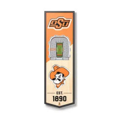 You The Fan NCAA Oklahoma State Cowboys 3D Stadium Banner-6x19