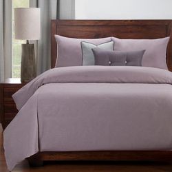 Revolution Plus Everlast Amethyst Stain Resistant 6 PC King Duvet Set - Siscovers EVAM-XDUKG6