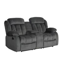 Sunset Trading Madison Reclining Loveseat with Console - Sunset Trading SU-LN550-206
