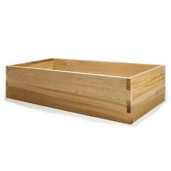 4-ft Double Raised Garden Box - All Things Cedar RG48-2