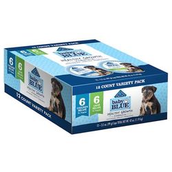 Baby Blue Natural Chicken, Lamb and Vegetable Recipe Variety Pack Wet Puppy Food, 3.5 oz., Count of 12