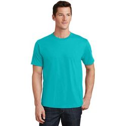 Port & Company PC450 Fan Favorite Top in Bright Aqua size Medium | Cotton