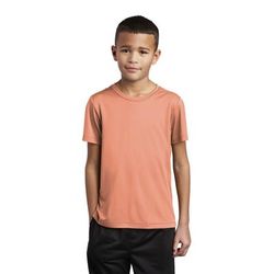 Sport-Tek YST420 Youth Posi-UV Pro Top in Soft Coral size XL | Polyester