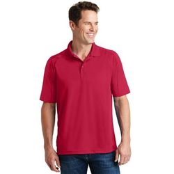 Sport-Tek T474 Dri-Mesh Pro Polo Shirt in Engine Red size Medium