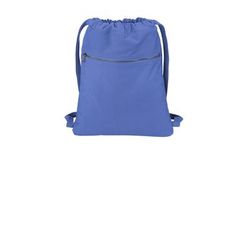 Port Authority BG621 Beach Wash Cinch Pack in Blue Moon size OSFA | Cotton