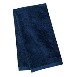 Port Authority TW52 Sport Towel in Navy Blue size OSFA | Cotton Blend
