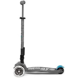 Micro Kickboard Maxi Deluxe Foldable LED Scooter - Volcano Grey