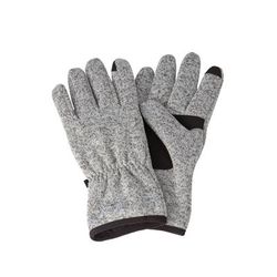 Men's Big & Tall Sweater Fleece Gloves by KingSize in Gunmetal Marl (Size XL)