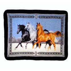 Hi-Pile Luxury Oversized Throw by Shavel Home Products in Horse (Size 60" X 80")