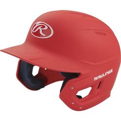 Rawlings Mach Senior Baseball Batting Helmet Matte Scarlet