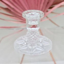 Anthropologie Accents | Crystal Glass Pineapple Candle Holder | Color: Silver/White | Size: Os