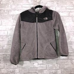The North Face Shirts & Tops | Girls The North Face Gray Full Zip Fleece | Color: Gray | Size: Lg