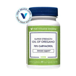 The Vitamin Shoppe® Super Strength Oil of Oregano - Wild Mediterranean - 45 MG (60 Liquid Vegetarian Capsules)