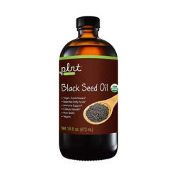 plnt Organic Cold Pressed Black Seed Oil, Non-GMO & Vegan (16 Fluid Ounces)
