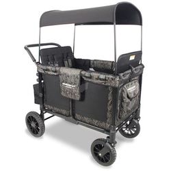 WonderFold W4 Quad Premium (4 Seater) Stroller Wagon - Camouflage (Limited Edition)