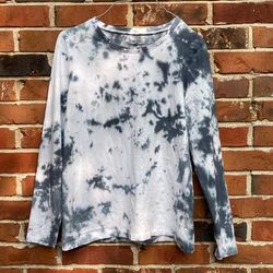 Madewell Tops | Hp Madewell Hand Dyed Northside Vintage Shirt | Color: Gray/White | Size: S