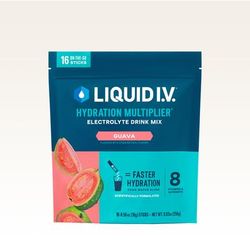 Liquid I.V. Guava Powdered Hydration Multiplier® (16 pack) - Powdered Electrolyte Drink Mix Packets