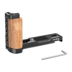 SmallRig L-Shape Wooden Grip with Cold Shoe for Sony ZV1 Digital Camera 2936