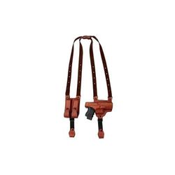 Tagua Gunleather Leather Shoulder Holster Glock 19/Glock 23/Glock 32 Left Hand Black SH4-310