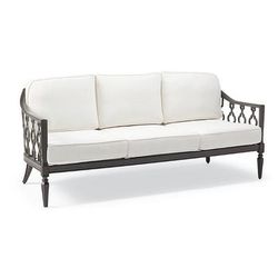 Avery Seating Replacement Cushions - Chaise, Standard, Rain Resort Stripe Sand Chaise - Frontgate
