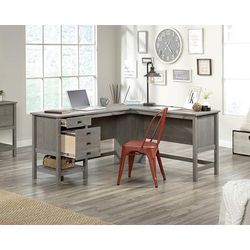 Cottage Road L Desk Mo in Mystic Oak - Sauder 428224